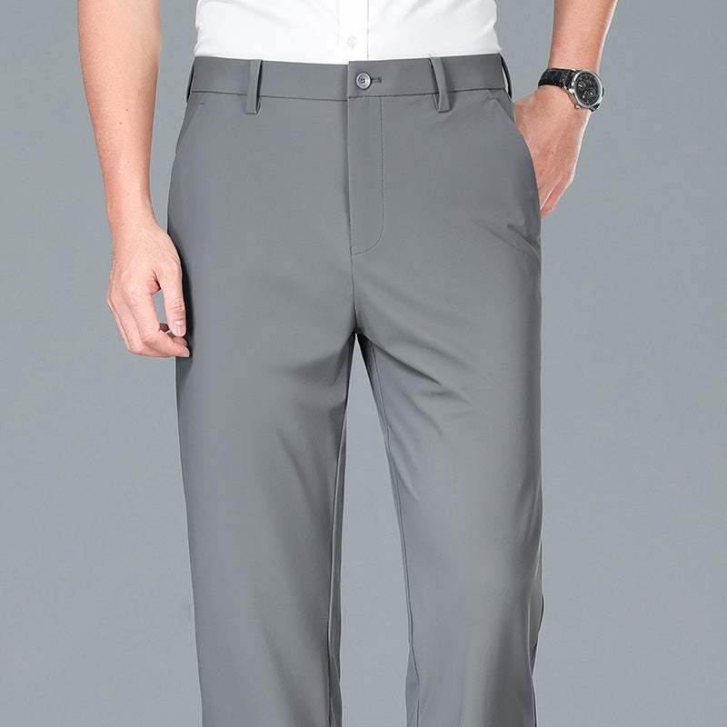 Atmungsaktive Stretchhose mit geradem Bein für Herren – ideal für den Sommer