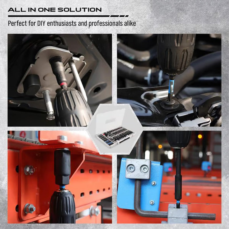 𧲠Magnetischer Schraubendreher-Set mit Phillips & Torx â 15-teilig | Robuste Bits + Schnellwechsel-System âĄ