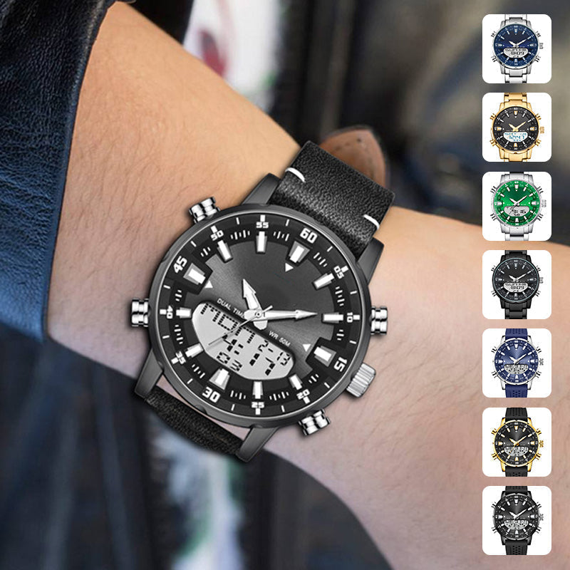 🔥LED-Quartz-Uhr für Herrenmode