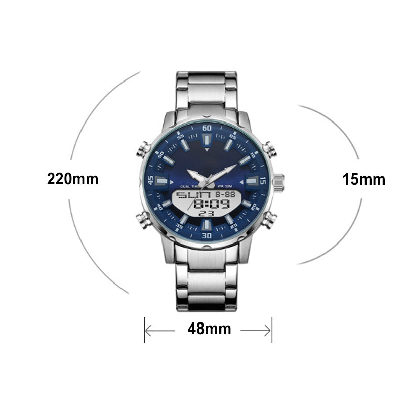 🔥LED-Quartz-Uhr für Herrenmode
