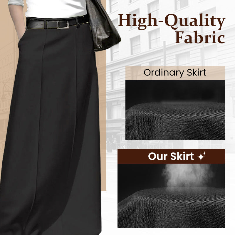 🔥Fließender Chiffon Damen Retro Maxirock - Romantischer und eleganter Stil