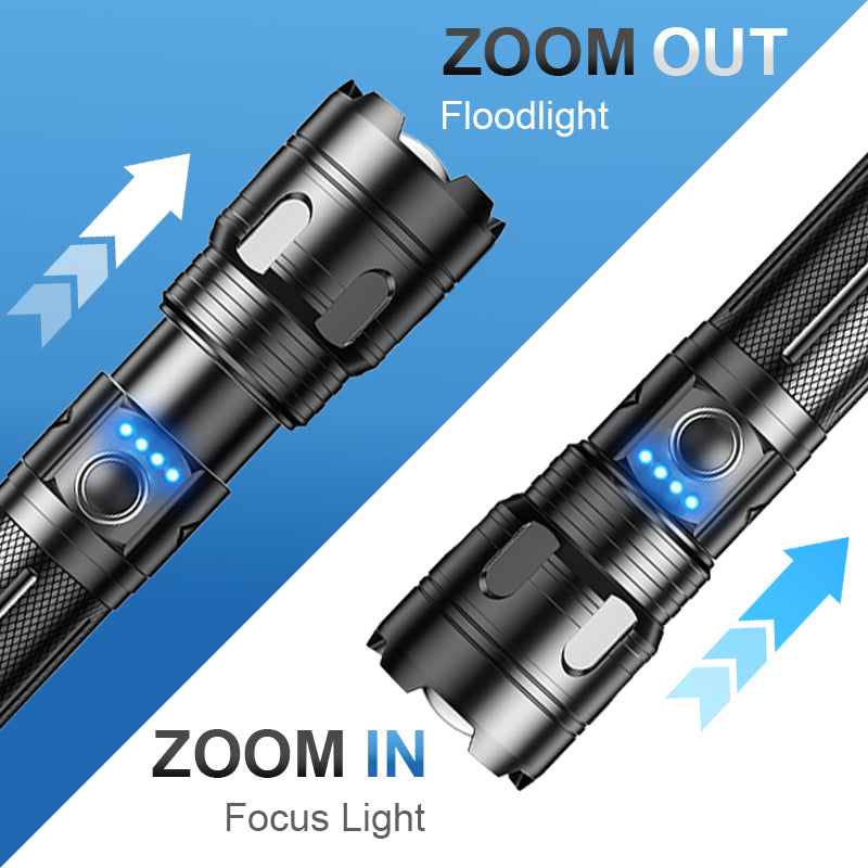 ⚡50% Rabatt🔦Handliche Multifunktions-Außen-Taschenlampe mit Zoom