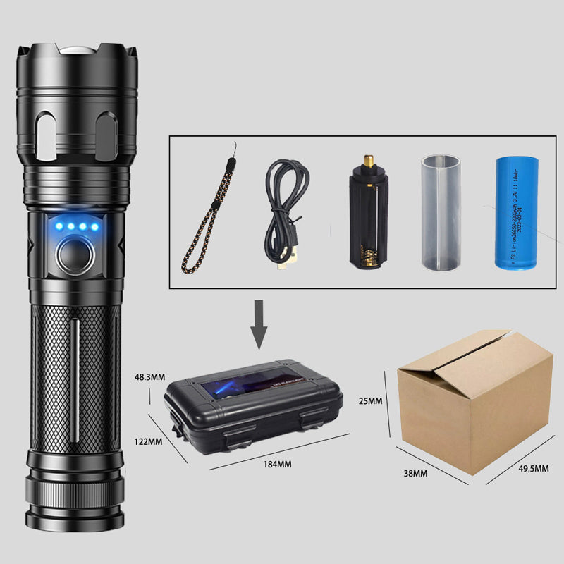 ⚡50% Rabatt🔦Handliche Multifunktions-Außen-Taschenlampe mit Zoom