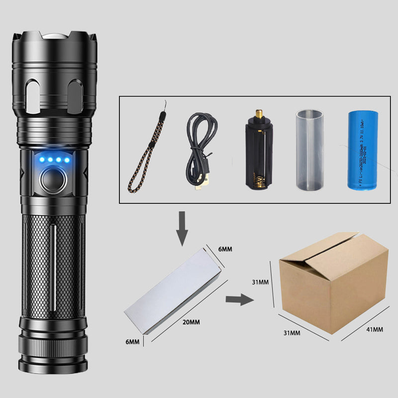⚡50% Rabatt🔦Handliche Multifunktions-Außen-Taschenlampe mit Zoom