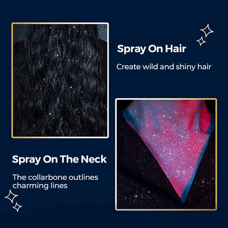 ✨Lang anhaltendes, glänzendes Glitzerspray für den Körper