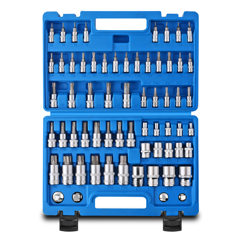 🔩 Ultimativer Steckschlüsselsatz für Mechaniker – CR-V Stahl + 60 Teile
