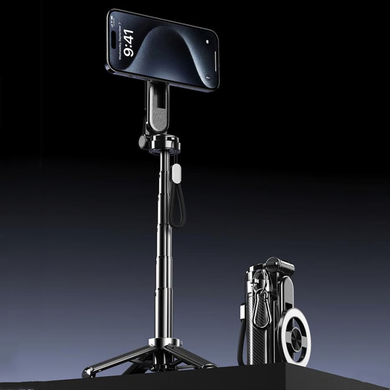 🏆50% Rabatt für eine begrenzte Zeit✨4-in-1 Multifunktions-Selfie-Stick mit 360°-Drehung und Magnet