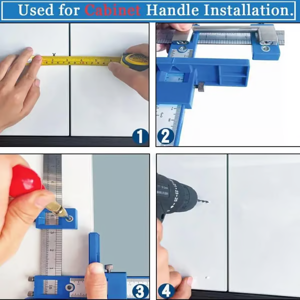 🛠️✨Heute halber Preis! Moule de perçage pour ferrures d'armoires — Präzise und schnelle Installation 🚪🔧