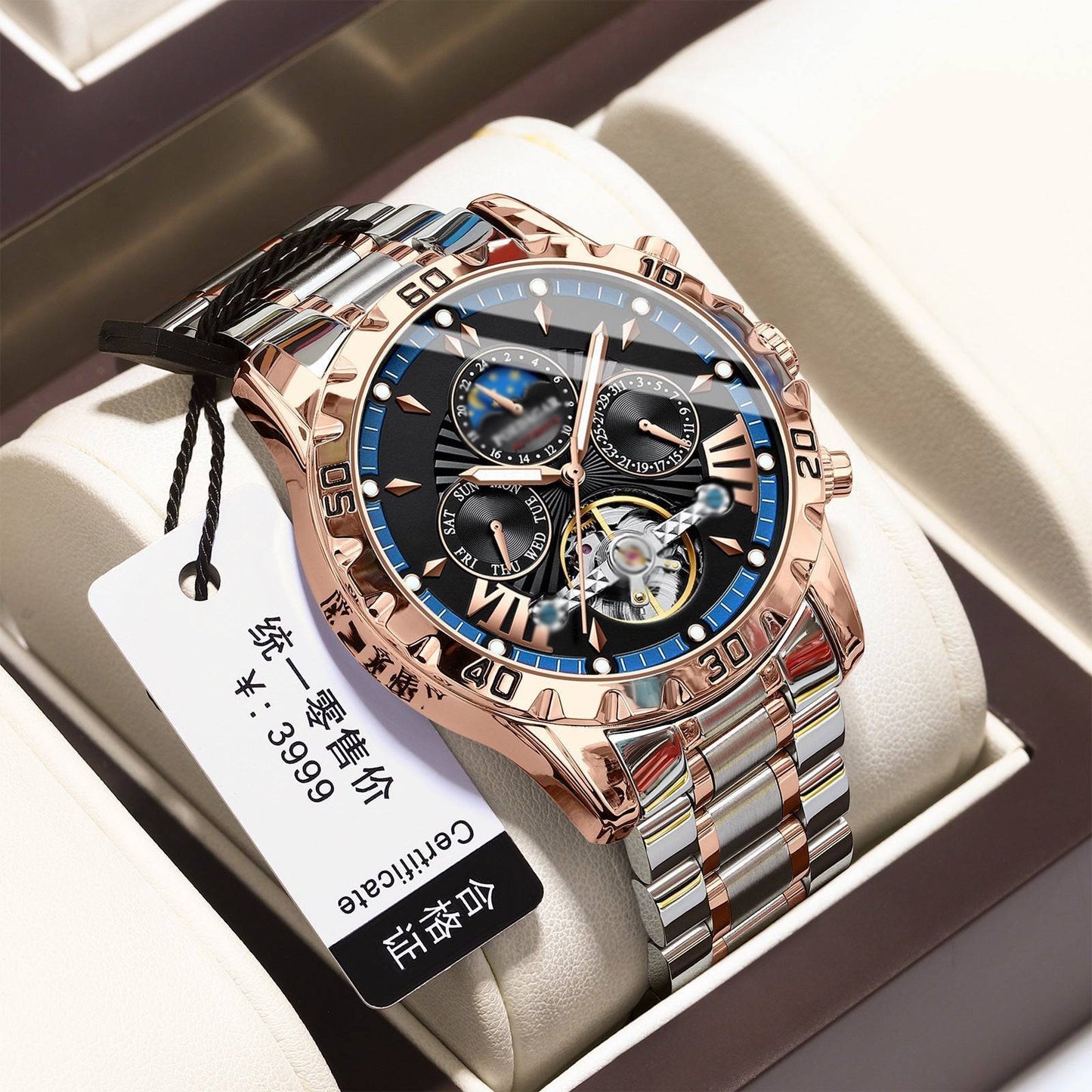 ⌚💧 Schweizer brandneue wasserdichte automatische mechanische Uhren