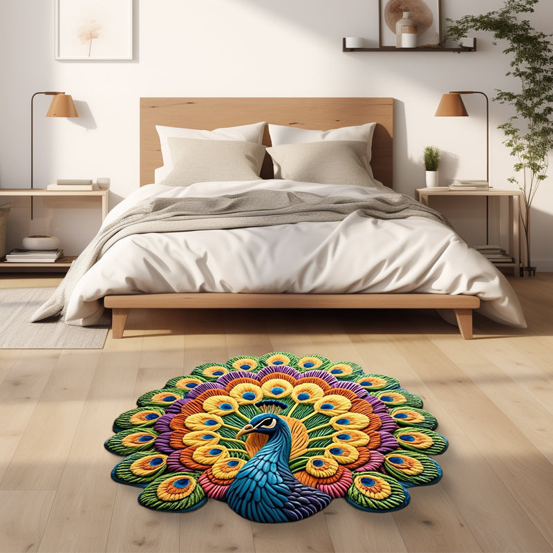 ⏳Zeitlich begrenztes Sonderangebot⏰Schnelltrocknende, rutschfeste Peacock-Matte