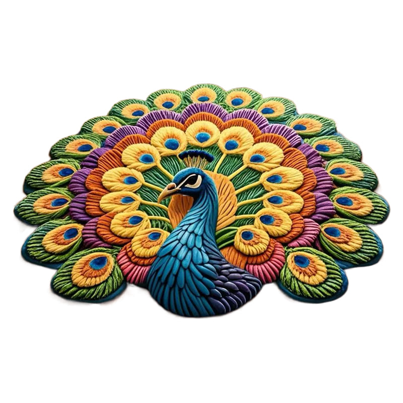 ⏳Zeitlich begrenztes Sonderangebot⏰Schnelltrocknende, rutschfeste Peacock-Matte