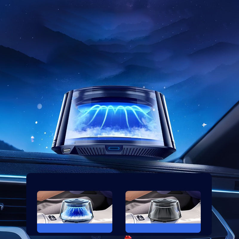 ☁️2025 Cloud Mist Auto-Diffusor – 🚗Automatische Ein-/Ausschaltung mit 30-Tage-USB-C-Akku und 1 Nachfüllpackung = 1 Jahr Frische