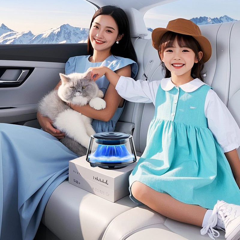 ☁️2025 Cloud Mist Auto-Diffusor – 🚗Automatische Ein-/Ausschaltung mit 30-Tage-USB-C-Akku und 1 Nachfüllpackung = 1 Jahr Frische