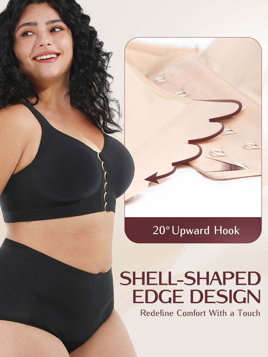 👙 LOSWIE® ShellEase™ Bra – BH mit Verschluss vorne, ultrabequem 💖 Je mehr Sie kaufen, desto mehr sparen Sie!