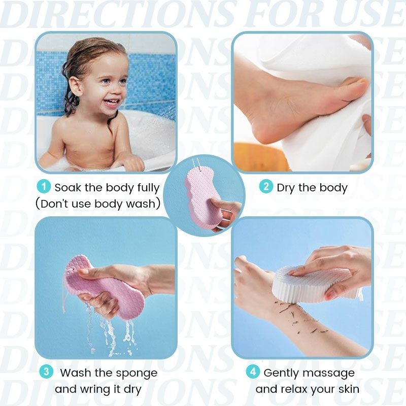 🎁 Zwei kaufen, eins gratis! 🧽✨ Superweiche Peeling-Badekugel – sanfte Pflege für die Haut