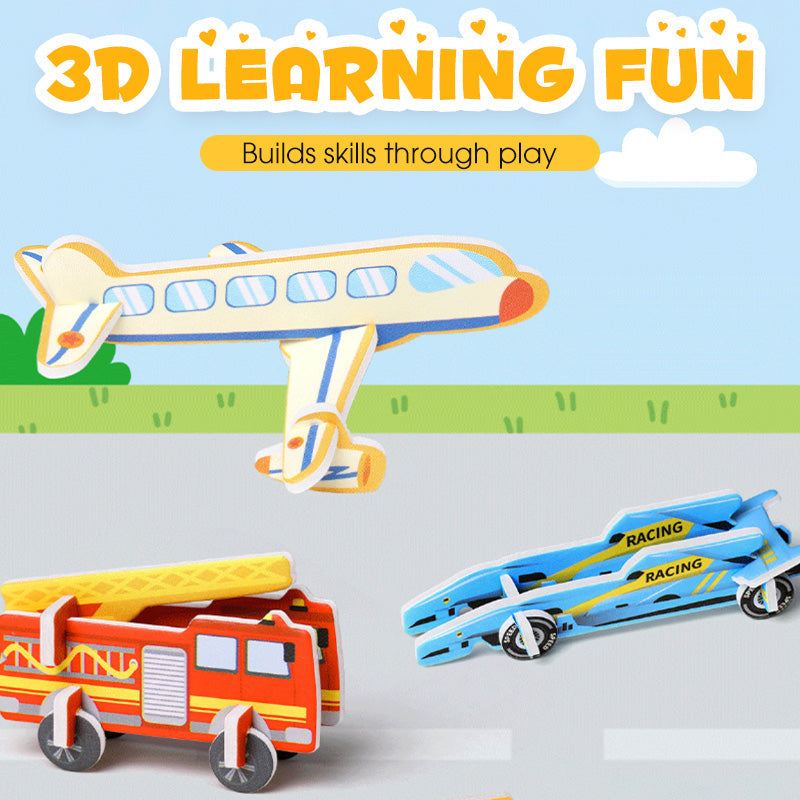 Lernpuzzle 3D für Kinder