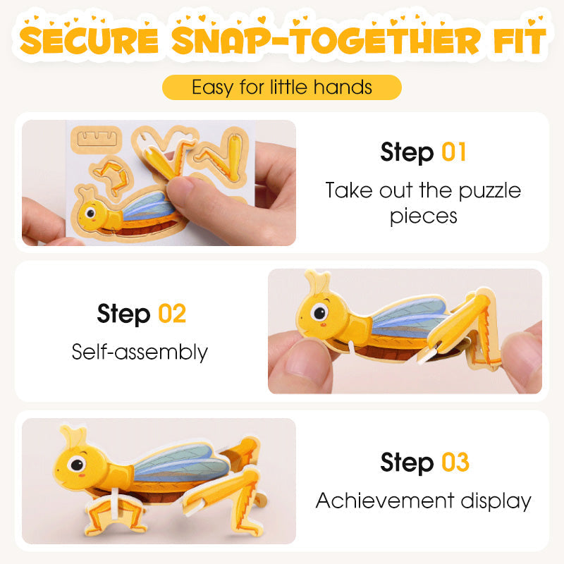 Lernpuzzle 3D für Kinder