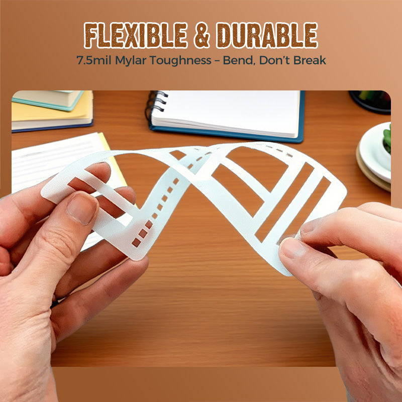 🔥Handgefertigte flexible Schablone für Schallplatten
