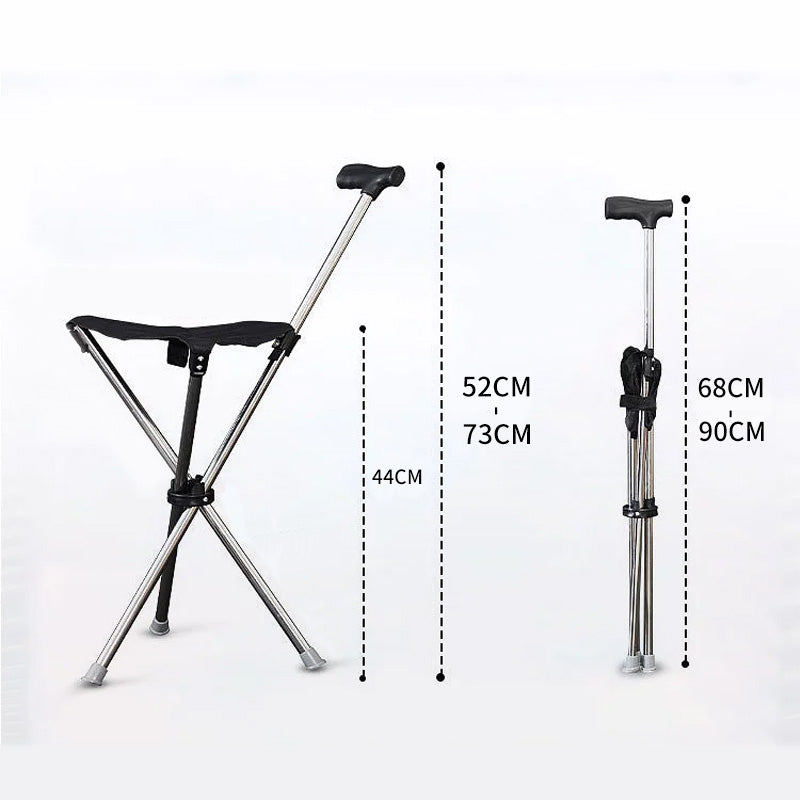 đ„2-in-1 Gehstock mit Klappstuhl