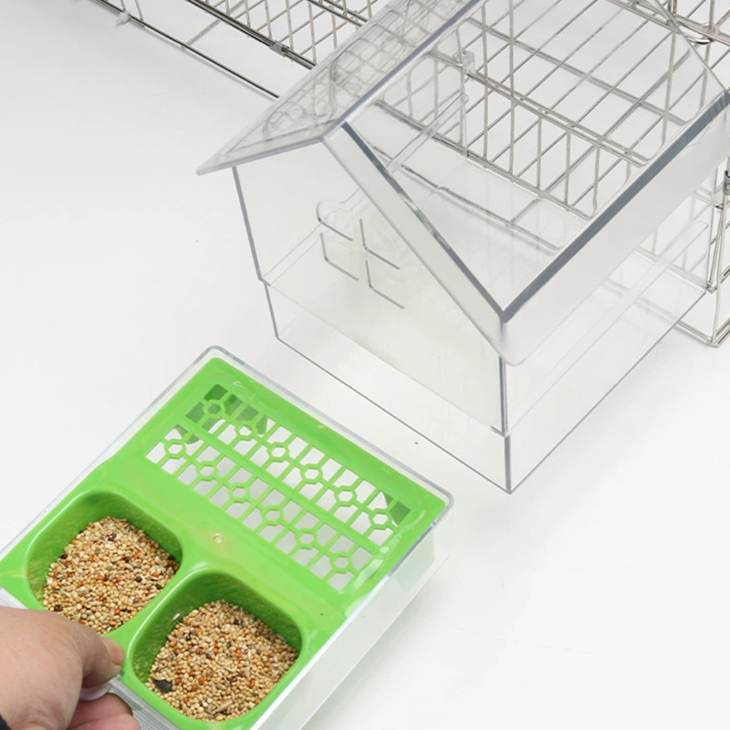 🐦🥰Frisches Gadget für Vögelhalter✨Ausziehbarer externer Papageienfutterspender