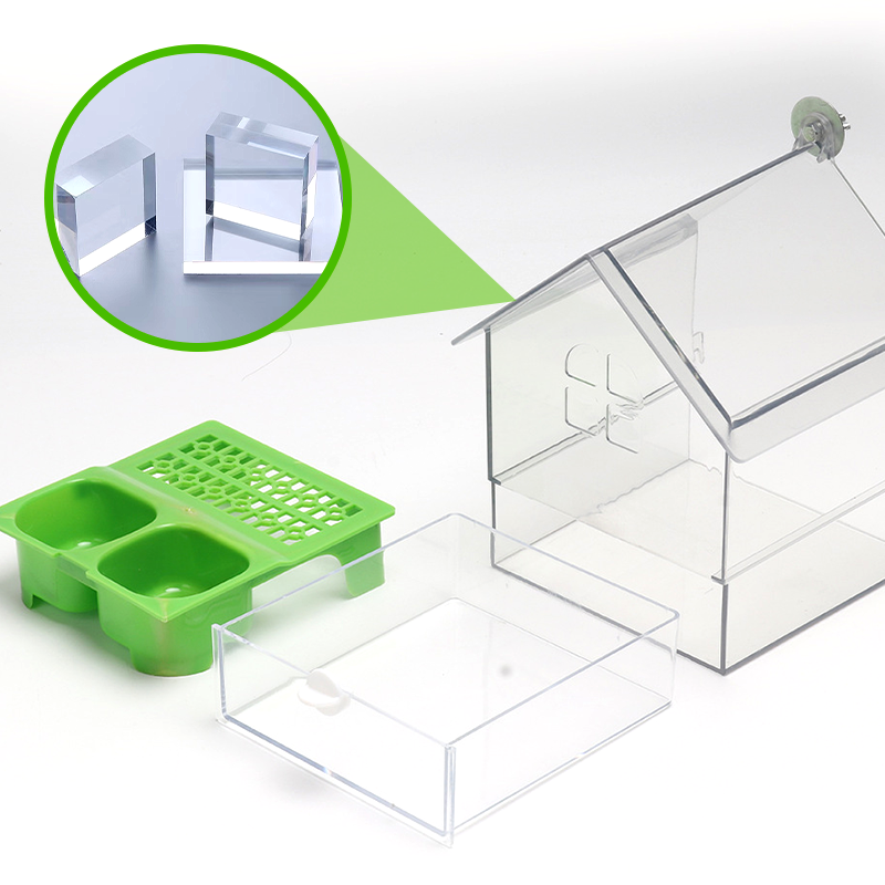 🐦🥰Frisches Gadget für Vögelhalter✨Ausziehbarer externer Papageienfutterspender