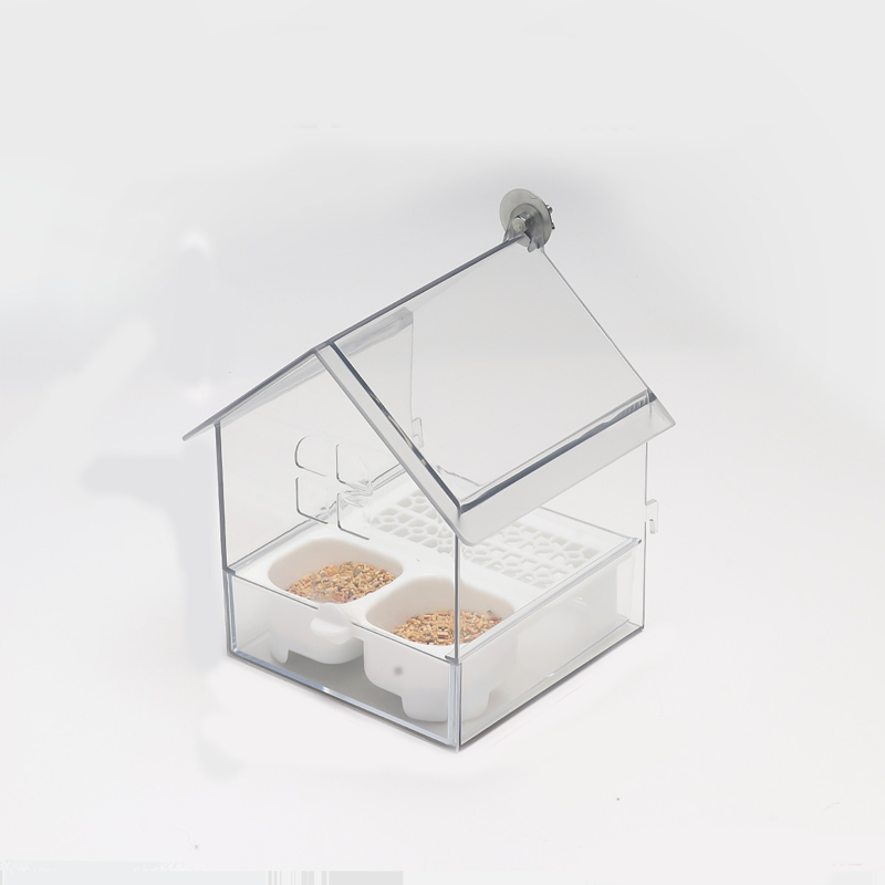 🐦🥰Frisches Gadget für Vögelhalter✨Ausziehbarer externer Papageienfutterspender