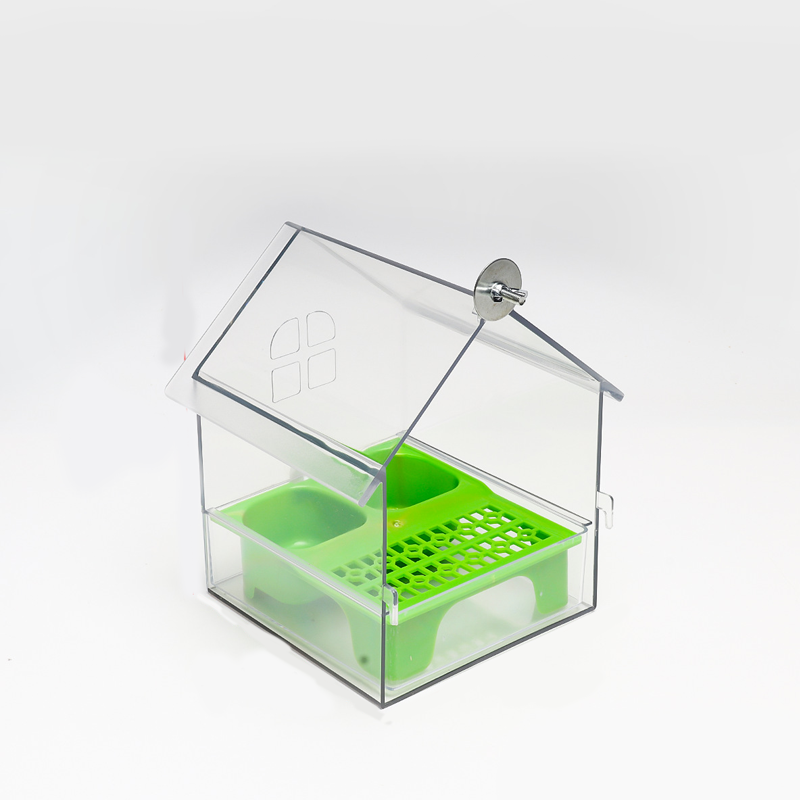 🐦🥰Frisches Gadget für Vögelhalter✨Ausziehbarer externer Papageienfutterspender