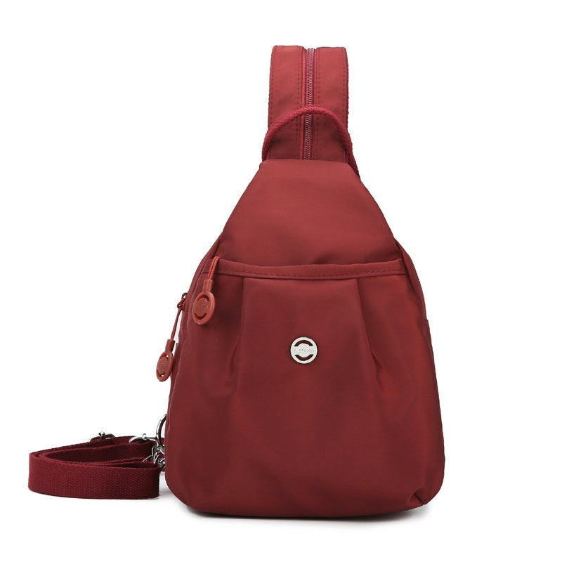 đWandelbarer Rucksack und UmhĂ€ngetasche mit mehreren Taschen