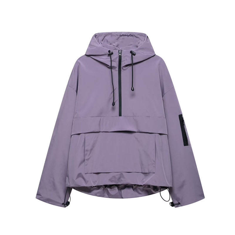 Lässige Softshelljacke mit Kapuze