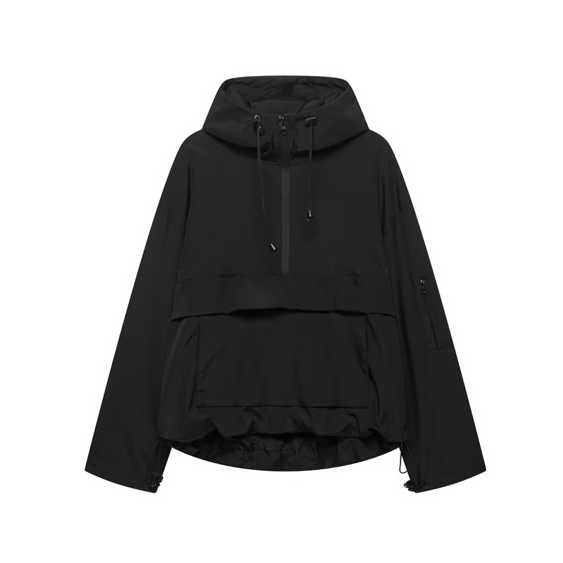 Lässige Softshelljacke mit Kapuze