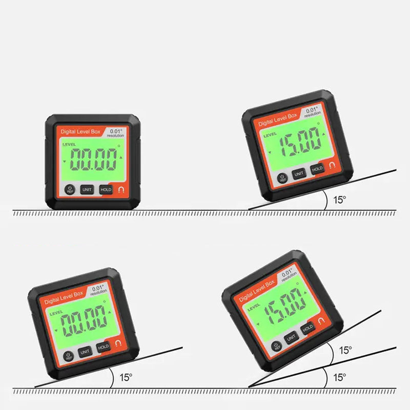 📏Präzisionsmessung – Tragbares digitales Winkelmessgerät und Wasserwaage✨
