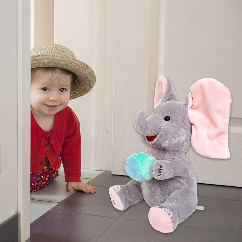 Süße Plüsch-Elefant-Puppe zum Versteckspielen📢 Riesen-Angebote!⏰⏰