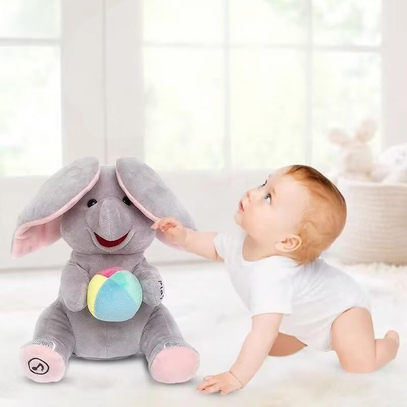 Süße Plüsch-Elefant-Puppe zum Versteckspielen📢 Riesen-Angebote!⏰⏰