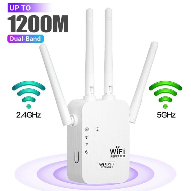 🎁Letzter Tag: 49 % Rabatt! 🔥 2025 WLAN-Verstärker – 1200 Mbit/s, Dualband (5 GHz / 2,4 GHz) 📶 Maximale Signalverstärkung – stabile Verbindung im ganzen Haus!