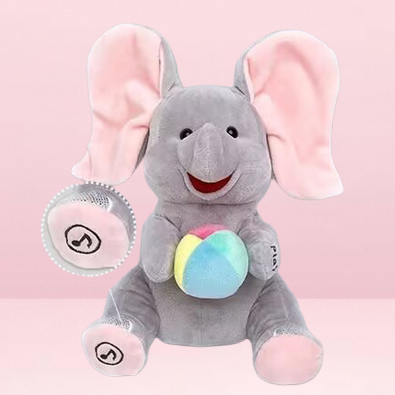 Süße Plüsch-Elefant-Puppe zum Versteckspielen📢 Riesen-Angebote!⏰⏰