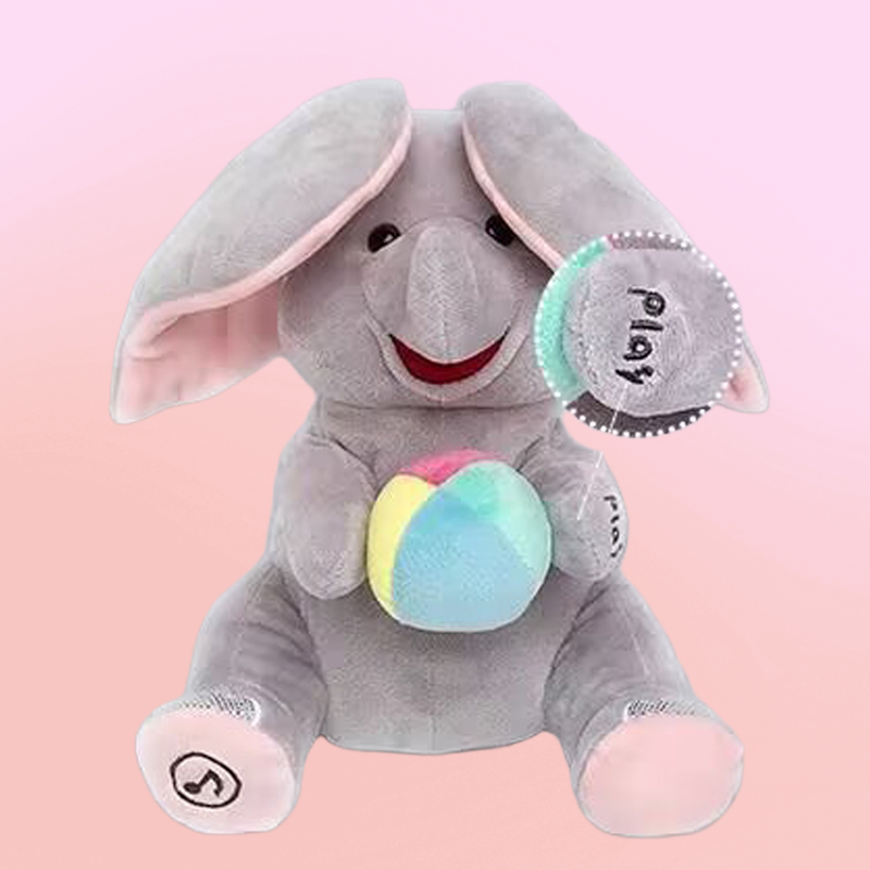 Süße Plüsch-Elefant-Puppe zum Versteckspielen📢 Riesen-Angebote!⏰⏰