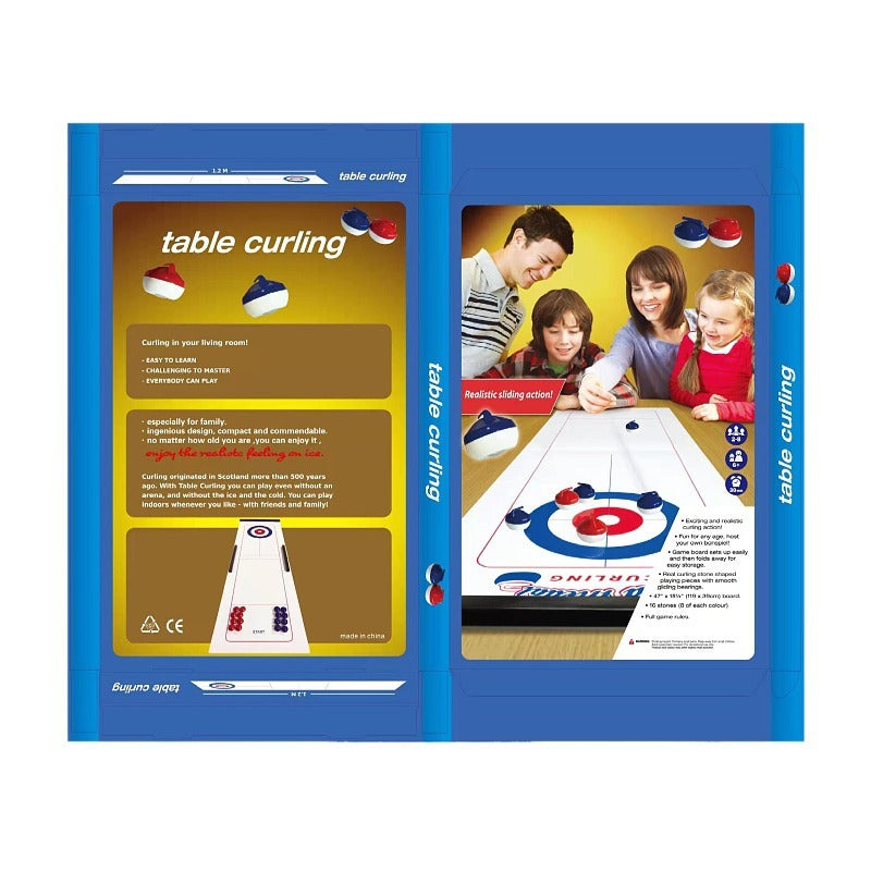 👨👩👧👦Tisch-Curling-Spielzeug, Eishockey-Tischspiel, Familienfeier 🏒 Mehrspieler-Curling-Tischspiel