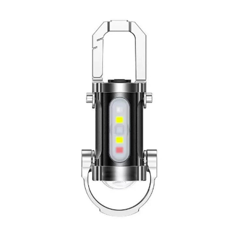 ✨1+1 gratis 🔦 Tragbare wiederaufladbare helle Schlüsselanhänger-Taschenlampe