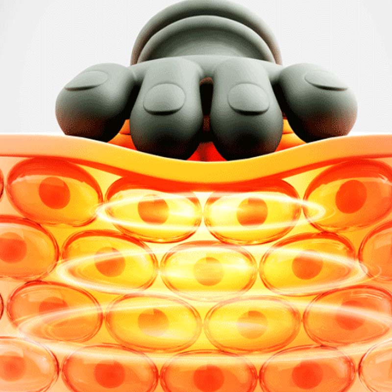 Nackenmassagekissen mit 3-Geschwindigkeitsregelung