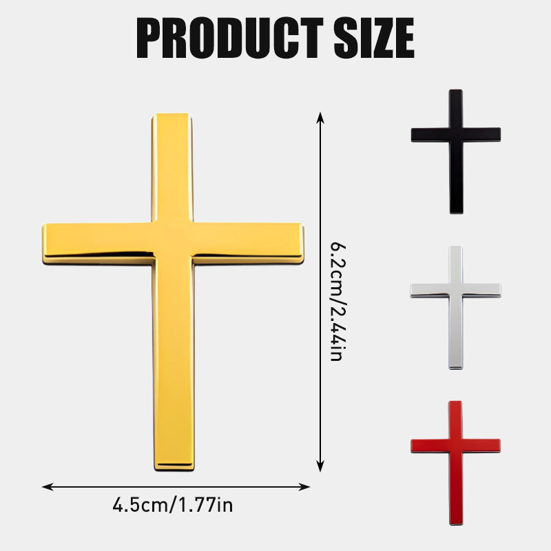 🔥3D-Cross-Selbstklebendes Autokratzdecklabel