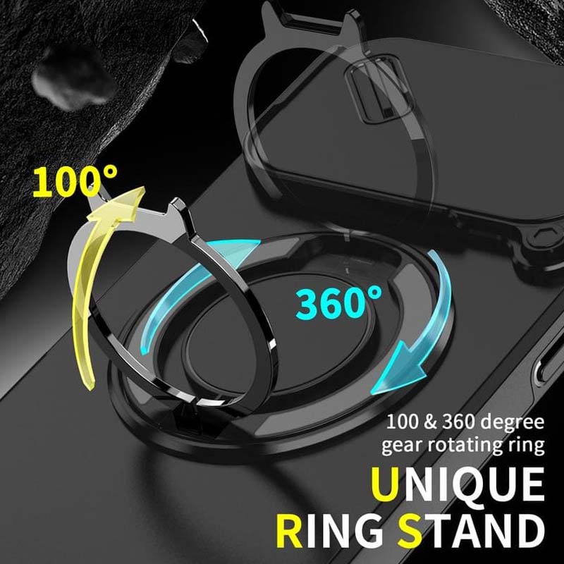 🎒🛍️Magnetischer Handyhülle mit Ringständer für iPhone