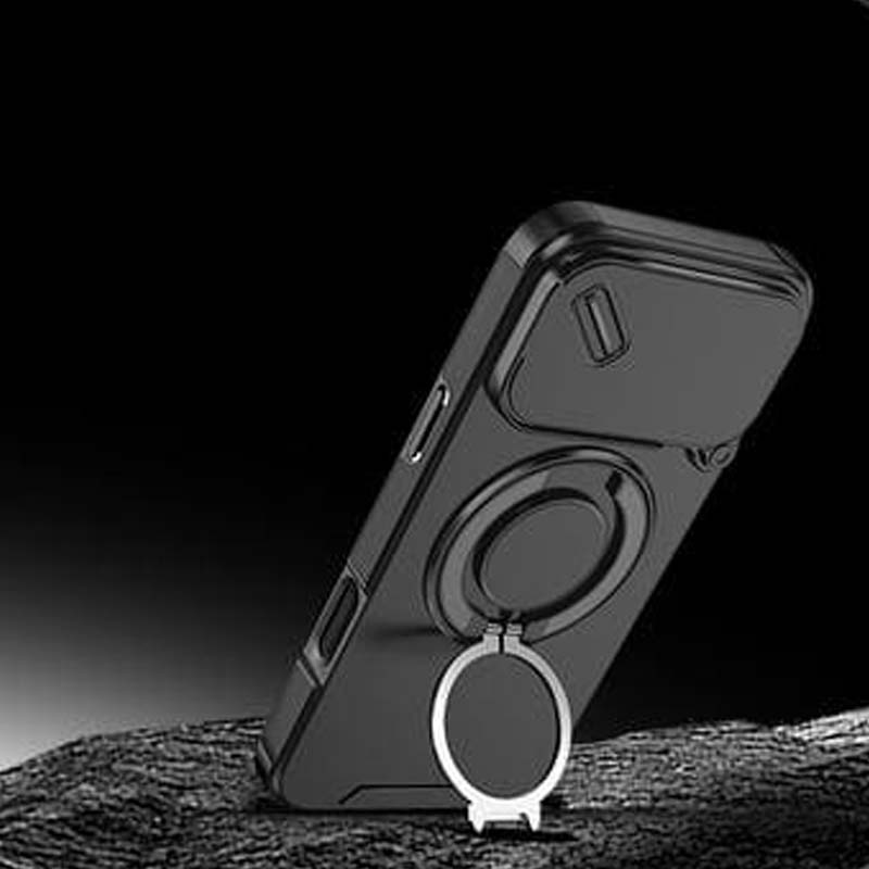 🎒🛍️Magnetischer Handyhülle mit Ringständer für iPhone