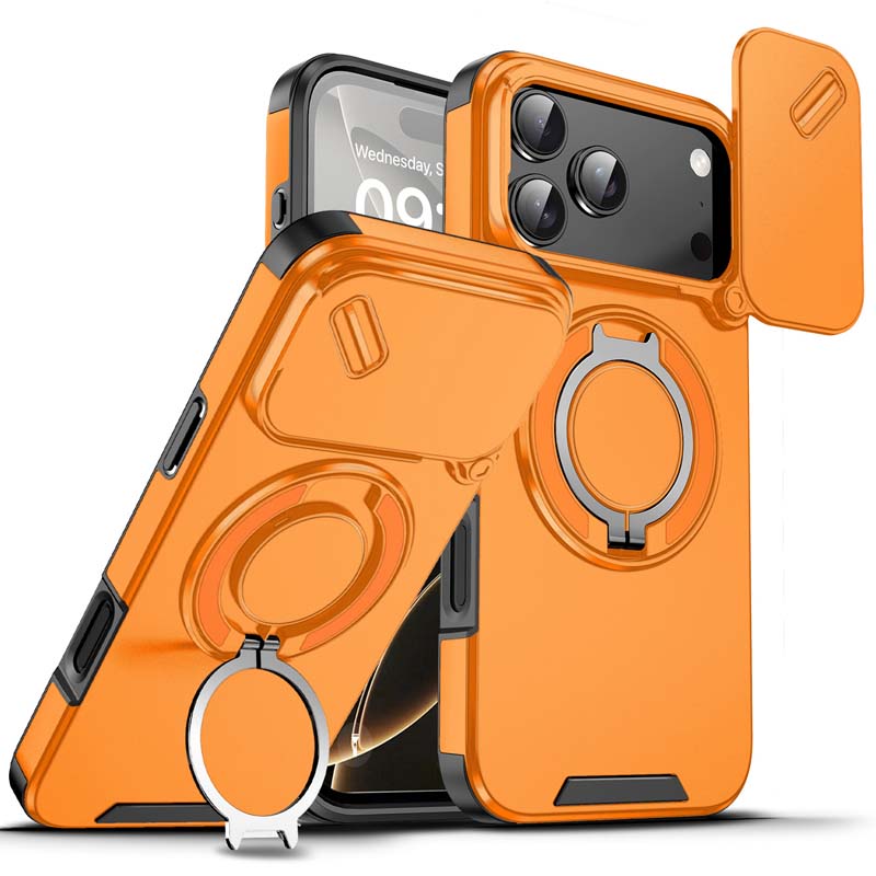🎒🛍️Magnetischer Handyhülle mit Ringständer für iPhone