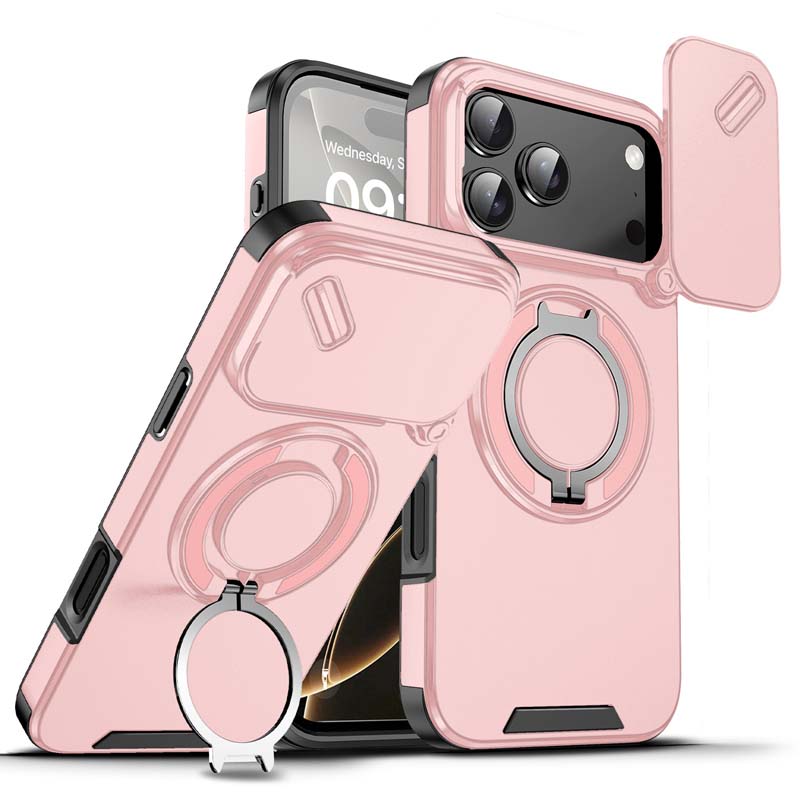 🎒🛍️Magnetischer Handyhülle mit Ringständer für iPhone