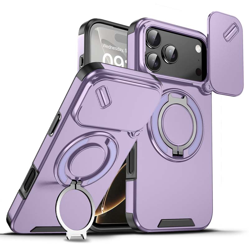 🎒🛍️Magnetischer Handyhülle mit Ringständer für iPhone