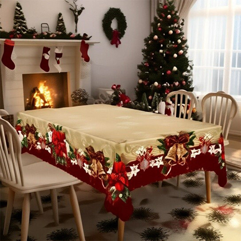 🎅🎄Freudige festliche klassische Weihnachtstischdecke