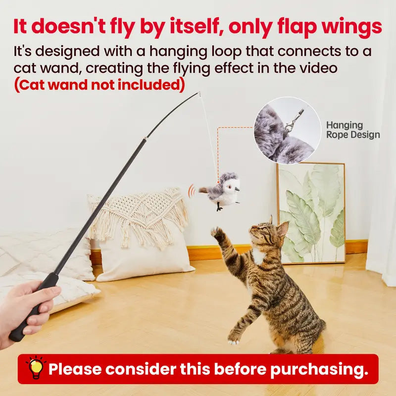 ✨Fliegendes Vogelspielzeug für Katzen