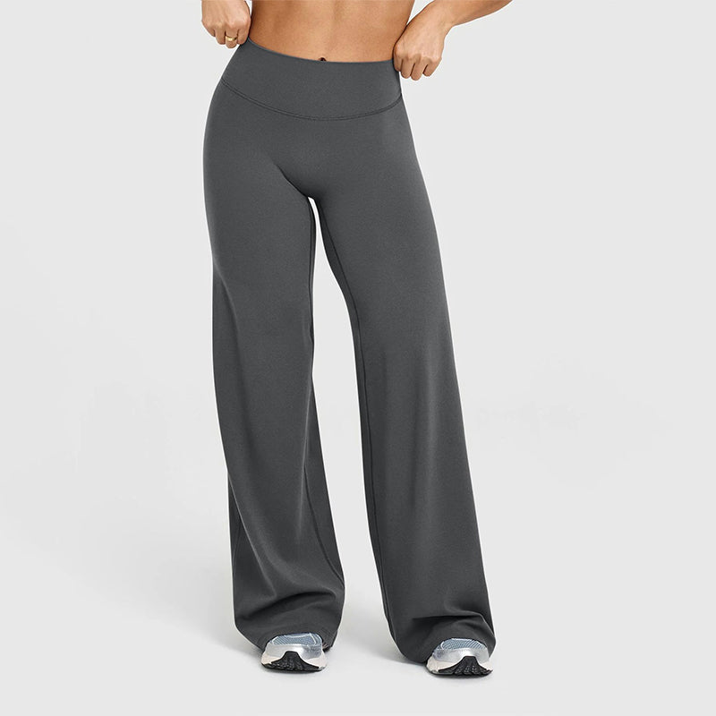 Weiche Stretchhose mit hoher Taille für Damen