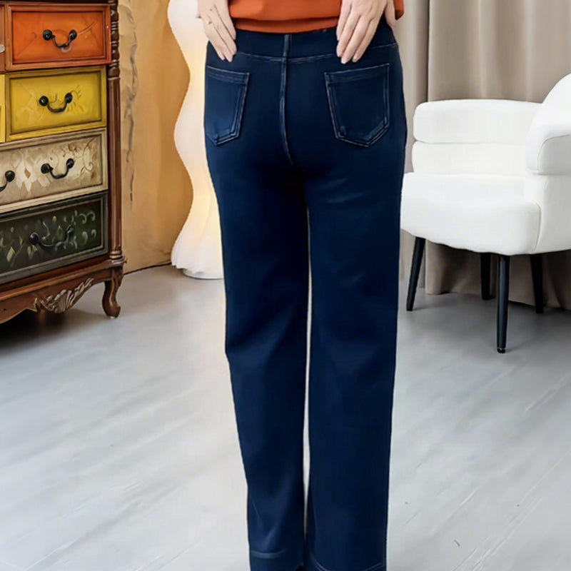 đ„Solange der Vorrat reicht 50 % Rabatt!đDamen Freizeitmode Straight-Leg Hosen