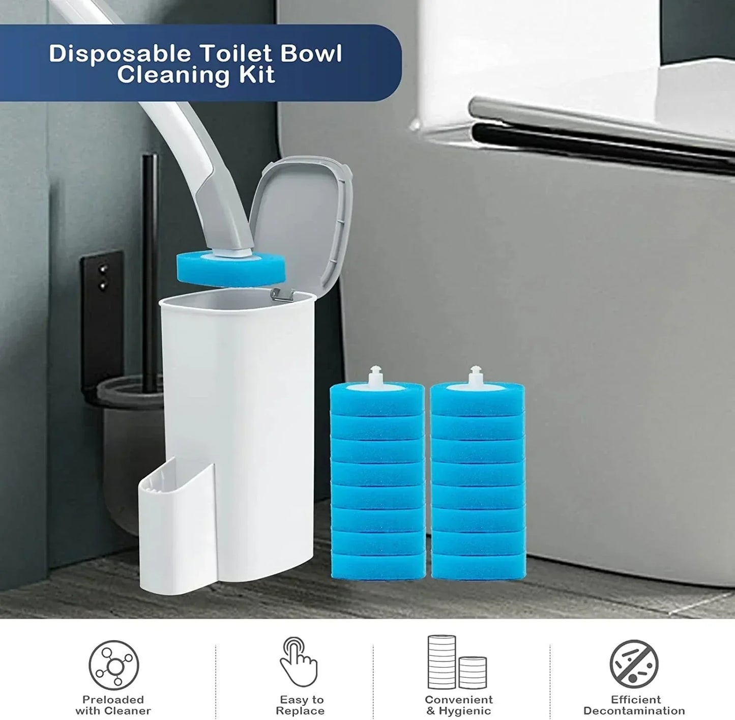 Einweg-Toiletten Reinigungssystem